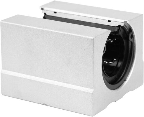 كتلة انزلاقية ذات محمل خطي، SBR25UU شريحة تحمل خطية مفتوحة كتلة حركة خطية من سبائك الألومنيوم، طول 65 مم، عرض 60 مم، ارتفاع 46 مم، قطر داخلي 25 مم in Kuwait