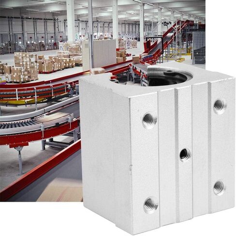 كتلة انزلاقية ذات محمل خطي، SBR25UU شريحة تحمل خطية مفتوحة كتلة حركة خطية من سبائك الألومنيوم، طول 65 مم، عرض 60 مم، ارتفاع 46 مم، قطر داخلي 25 مم in Kuwait