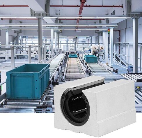 كتلة انزلاقية ذات محمل خطي، SBR25UU شريحة تحمل خطية مفتوحة كتلة حركة خطية من سبائك الألومنيوم، طول 65 مم، عرض 60 مم، ارتفاع 46 مم، قطر داخلي 25 مم in Kuwait