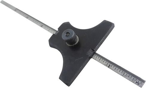 Taytools 6 Piece Measuring Set/Kit with 6" Spring Dividers, Inside & Outside Calipers, Depth Gauge, Pocket Ruler, Vernier Caliper 113500 in Kuwait