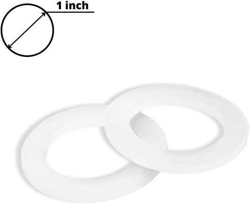 Grommet Eyelet Ring 1 inch Silicone Washer gaskets 1 inch Silicone Washer Seals (2 Pieces in Pack) in Saudi Arabia