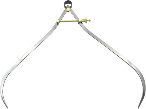 Taytools 467962 صامولة زنبركية سريعة "Yankee" لصانع الأدوات، ضبط سريع، فرجار زنبركي خارجي، فواصل OD، نطاق 0-12 بوصة / 300 مم، نقطة ارتكاز نحاسية وآلية ضبط دقيقة، ساق مسطحة in Saudi Arabia
