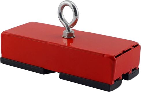 مغناطيس قوي للإرجاع والحمل من ماستر ماجنتيكس، مغناطيس صيد مع قفل العين والصامولة والدرع المغناطيسي، 07542 in Kuwait