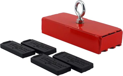 مغناطيس قوي للإرجاع والحمل من ماستر ماجنتيكس، مغناطيس صيد مع قفل العين والصامولة والدرع المغناطيسي، 07542 in Kuwait