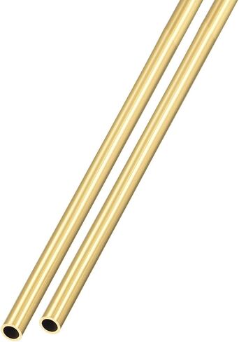 أنبوب نحاسي METALLIXITY (4 مم OD × 0.5 مم جدار T × 300 مم طول) قطعتان، أنابيب مستقيمة - لتأثيث المنزل، والآلات، والحرف اليدوية اليدوية in Saudi Arabia