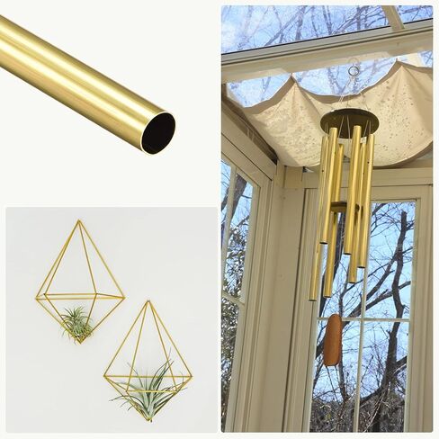 أنبوب نحاسي METALLIXITY (2 مم - 10 مم OD × 0.5 مم جدار T × 300 مم طول) حزمة من 8، أنابيب مستقيمة - للتأثيث المنزلي، والآلات، والحرف اليدوية اليدوية in Kuwait