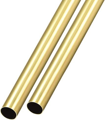 أنبوب نحاسي METALLIXITY (10 مم OD × 0.2 مم طول الجدار × 300 مم طول) قطعتان، أنابيب مستقيمة - للأثاث المنزلي، والآلات، والحرف اليدوية اليدوية in Saudi Arabia