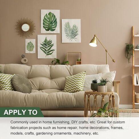 METALLIXITY Brass Tube (6.5mm OD x 0.2mm Wall T x 300mm L) 2Pcs, Straight Tubing - for Home Furnishing, Machinery, DIY Handicraft in Saudi Arabia