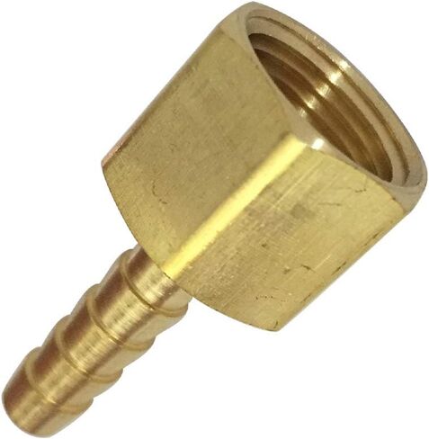 الأعمال المعدنية 1/8 "بارب إلى 1/4" أنثى NPT خرطوم النحاس إلى الأنابيب محول تركيب مقرنة موصل 2 قطعة in Saudi Arabia