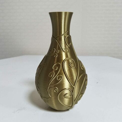 خيوط طابعة 3D من الحرير العتيق الذهبي PLA 1.75 مم 1 كجم (2.39 كجم) خامة الطباعة حريرية ذهبية مثل خيوط النحاس البرونزي المعدني PLA المواد CC3D أيضًا حرير لامع ذهبي فضي نحاسي in Kuwait