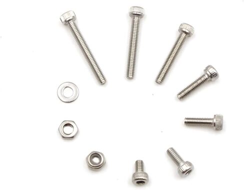 HVAZI Metric M2.5 Stainless Steel Socket Head Cap Screws/Hex Nuts/Nylon Lock nut/Flat Washer Assortment Kit in Kuwait