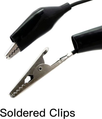 30PCS Alligator Clips Electrical, Eiechip Insulated Alligator Clips with Wires Test Cable Double-Ended Clips, Alligator Clips Insulated Test Cable 5 Colors 30Pieces 20inches(Big/Medium/Small) in Kuwait