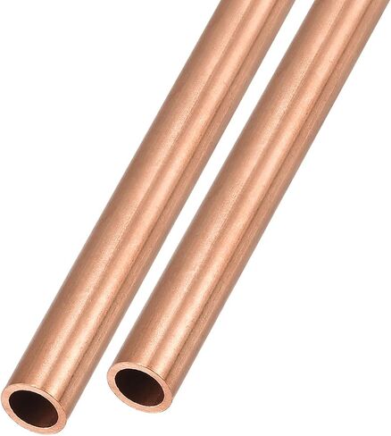 أنبوب نحاسي METALLIXITY (9 مم OD × 1 مم جدار T × 300 مم طول) قطعتان، أنابيب مستقيمة - للتأثيث المنزلي، والآلات، والحرف اليدوية اليدوية in Kuwait