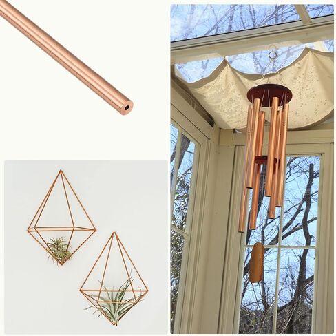 أنبوب نحاسي METALLIXITY (3 مم OD × 1 مم جدار T × 300 مم طول)، أنابيب مستقيمة - للتأثيث المنزلي، والآلات، والحرف اليدوية اليدوية in Kuwait