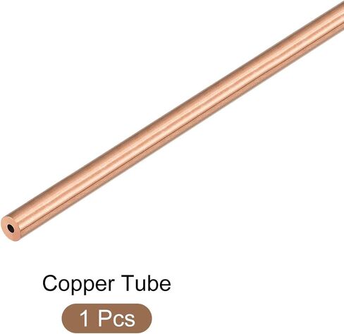أنبوب نحاسي METALLIXITY (3 مم OD × 1 مم جدار T × 300 مم طول)، أنابيب مستقيمة - للتأثيث المنزلي، والآلات، والحرف اليدوية اليدوية in Kuwait