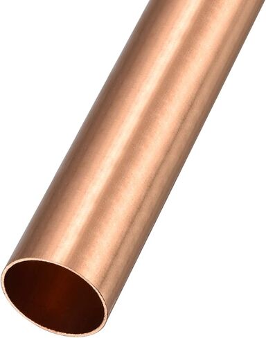 METALLIXITY Copper Tube (28mm OD x 1mm Wall T x 100mm L), Straight Tubing - for Home Furnishing, Machinery, DIY Handicraft in Kuwait