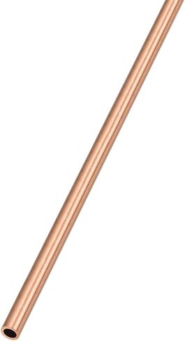 أنبوب نحاسي METALLIXITY (3 مم OD × 0.5 مم جدار T × 300 مم طول)، أنابيب مستقيمة - للتأثيث المنزلي، والآلات، والحرف اليدوية اليدوية in Saudi Arabia
