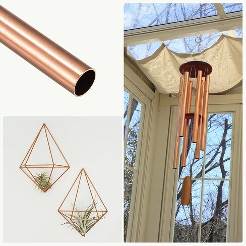 أنبوب نحاسي METALLIXITY (11 مم OD × 0.5 مم جدار T × 100 مم طول)، أنابيب مستقيمة - للتأثيث المنزلي، والآلات، والحرف اليدوية اليدوية in Saudi Arabia