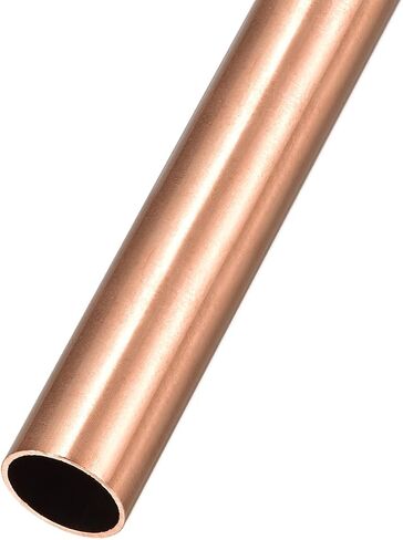 أنبوب نحاسي METALLIXITY (16 مم OD × 1 مم جدار T × 100 مم طول)، أنابيب مستقيمة - للتأثيث المنزلي، والآلات، والحرف اليدوية اليدوية in Saudi Arabia