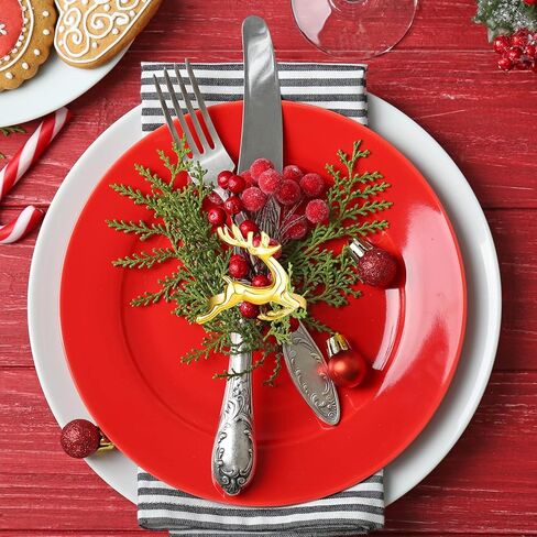 مجموعة حلقات مناديل عيد الميلاد من FEPITO 12 قطعة، حلقات منديل أشجار عيد الميلاد، حلقات منديل الأيائل، حاملات مناديل ندفة الثلج لتزيين طاولة العشاء في عطلة الشتاء، لوازم حفلات عيد الميلاد in Kuwait