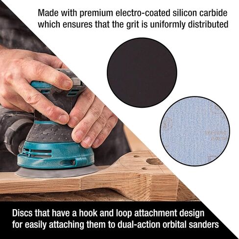 Dura-Gold Premium 6" Wet or Dry Sanding Discs - 3000 Grit, Box of 20 - High-Performance Sandpaper Discs with Hook & Loop Backing, Fast Cutting Silicon Carbide, Color Sanding Sander, Car Auto Polishing in Saudi Arabia