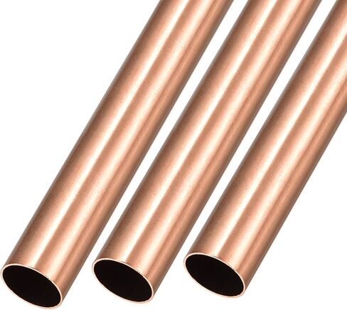أنبوب نحاسي METALLIXITY (14 مم OD × 1 مم جدار T × 200 مم طول) 3 قطع، أنابيب مستقيمة - للتأثيث المنزلي، والآلات، والحرف اليدوية اليدوية in Kuwait