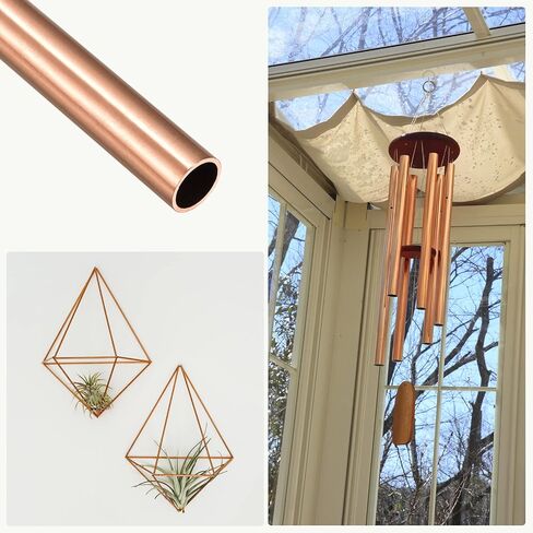 METALLIXITY Copper Tube (13mm OD x 1mm Wall T x 100mm L), Straight Tubing - for Home Furnishing, Machinery, DIY Handicraft in Saudi Arabia