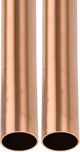 أنبوب نحاسي DTGN 13 مم × 1 مم × 100 مم (ODxWall TxL) - عبوتان - جيد لإطار ديكور DIY لمعدات الآلات - أنابيب معدنية مستديرة in Kuwait