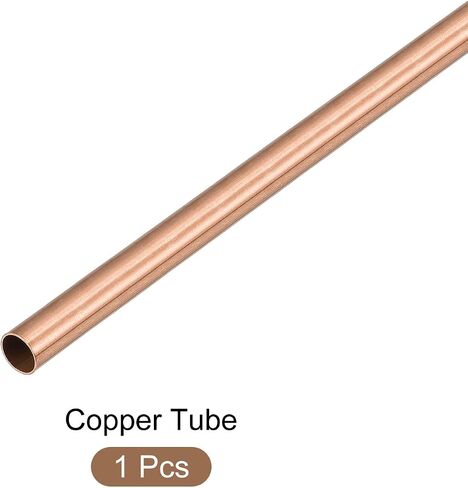 METALLIXITY Copper Tube (5mm OD x 0.2mm Wall T x 300mm L), Straight Tubing - for Home Furnishing, Machinery, DIY Handicraft in Saudi Arabia