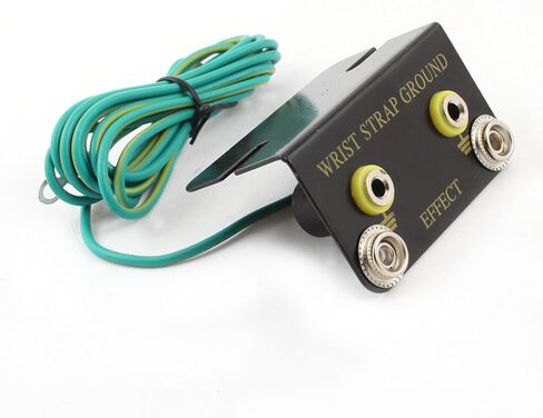 Uxcell a13082400ux0288 ESD 5. كابل 5 أقدام L على شكل حزام معصم مضاد للكهرباء الساكنة in Kuwait