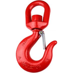 خطاف رفع دوار 5 طن، خطاف دوار عالي التحمل، خطاف حبال العين مع مزلاج 3/4 بوصة، 11023 رطل WLL خطافات دوارة in Kuwait