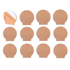 12 Pcs 4 mm Round Acrylic Sheet Clear Cast for LED Light Base,0.16"(4mm) Thick, Plastic Glass Panel with Protective Paper for Table Sign, DIY Display Project in Kuwait