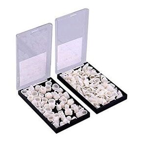 New 2 Packs Dental Temporary Crown Material for Anterior + Molar Teeth Veneers in Kuwait