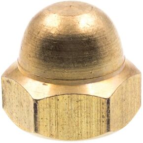 Prime-Line 9077180 Acorn Cap Nuts, #10-32, Solid Brass (10 Pack) in Saudi Arabia