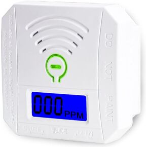 Carbon Monoxide Detector,CO Alarm Monitor Detector Complies with UL 2034 Standard for Home,Carbon Monoxide Sensor with LCD Digital Display and Sound Warning for Home