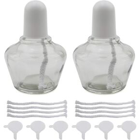 عبوة من قطعتين من زجاج موقد الكحول 150 مل من jiuwu مع 10 فصائل و6 قطع بديلة in Kuwait