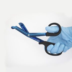 مقصات EMT شديدة التحمل لأساسيات مدرسة التمريض - مقص شفرة من الفولاذ المقاوم للصدأ مع شفرات مطلية بالتيتانيوم - مقص مسعف ومقص ضمادة للممرضات (ذهبي وردي) in Kuwait