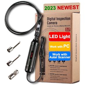 Autel MV108 MaxiVideo Digital Inspection Camera Endoscope, Still Images and Videos, Waterproof Imager Head, Work with PC MS906 MS906S MS906 PRO-TS MS908P MX808 MK808 MS909 MS919 MS Ultra MS Elite in Saudi Arabia