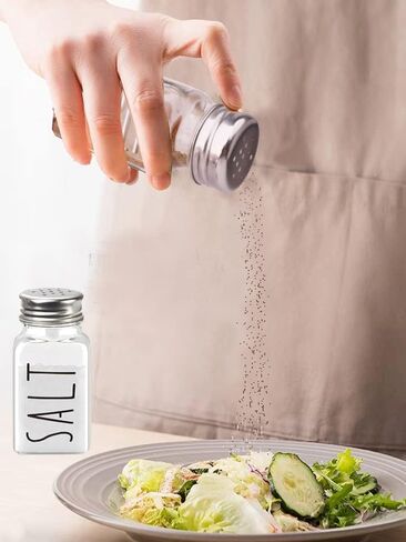 Farmhouse Salt And Pepper Shakers Set,Kitchen Blue Decor,Glass Salt And Pepper Shakers Set,Cute Salt Shaker,Gift For Women,Modern Farmhouse Decor,Home Decor,No Rubbing Off (2 BLUE) in Kuwait