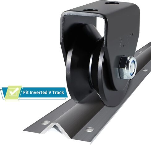 Skelang 4-Pack V Groove Caster 2.5 Inches, Sliding Gate Wheel, Rigid Caster for Rolling Gate and Fence, Sawmill, 772 Lbs Each Load Capacity in Saudi Arabia