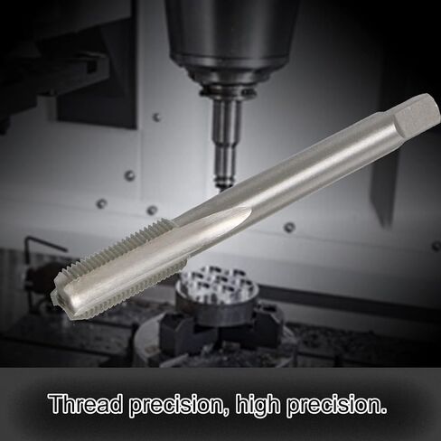 Aopin M8 x 0.75 حنفية يدوية مستدقة HSS مترية خيط أنثوي عالي السرعة من الفولاذ لليد/الآلة تستخدم صنبور لولبي مستقيم، للاستخدام في صنع خيوط جديدة، إعادة الخيوط التالفة والمحشورة، قطعة واحدة in Kuwait