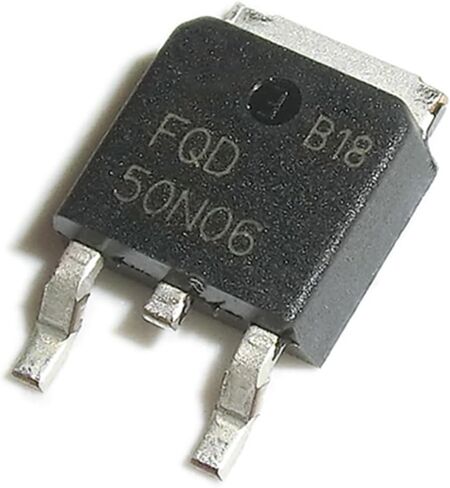 10 قطعة 50N06 FQD50N06 60V 50A N-قناة MOSFET الترانزستور TO-252 in Saudi Arabia