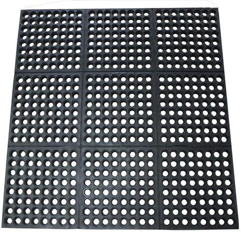 سجادة مطاطية تجارية مضادة للتعب لتصريف المياه مقاس 82.6 انش × 35.4 انش شديدة التحمل وغير قابلة للانزلاق للمنزل او العمل للاستخدام الداخلي والخارجي in Kuwait