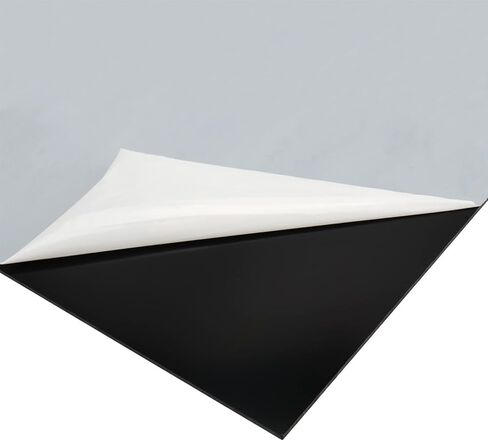 FUNSUEI 3 Pieces 12 x 12 Inch ABS Plastic Sheets, 1/8 Inch Moldable Plastic Sheets with High Tensile for Crafts, DIY, Signs, Decor, Photography Backdrop in Kuwait