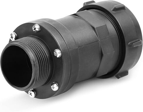 اكواير موصل صمام فحص 1-1/2 انش لمضخة حوض الصرف الصحي تركيب سريع بدون الحاجة إلى مشابك in Kuwait