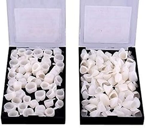 New 2 Packs Dental Temporary Crown Material for Anterior + Molar Teeth Veneers in Kuwait