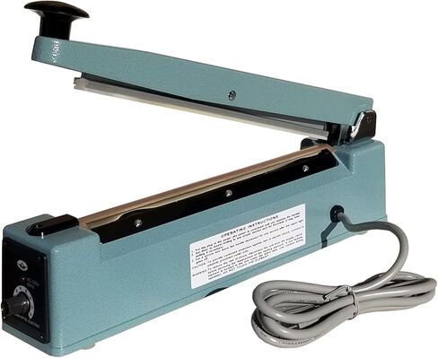 American International Electric AIE-300 Impulse Hand Sealer, 12 Inches Max. Seal Length, 6 Mil Max. Material Thickness, 2 mm Seal Width, Exceptional Air and Watertight Seals on Most Plastic Materials in Kuwait