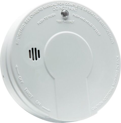 Kidde Smoke Detector, 9-Volt Battery Operated, Ionization Smoke Alarm, Battery Included in Saudi Arabia