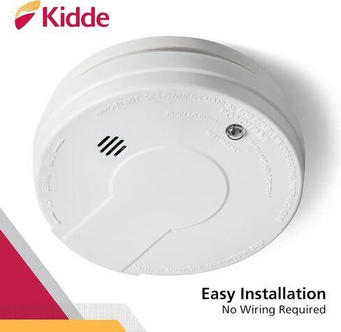 Kidde Smoke Detector, 9-Volt Battery Operated, Ionization Smoke Alarm, Battery Included in Saudi Arabia