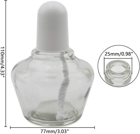 عبوة من قطعتين من زجاج موقد الكحول 150 مل من jiuwu مع 10 فصائل و6 قطع بديلة in Kuwait